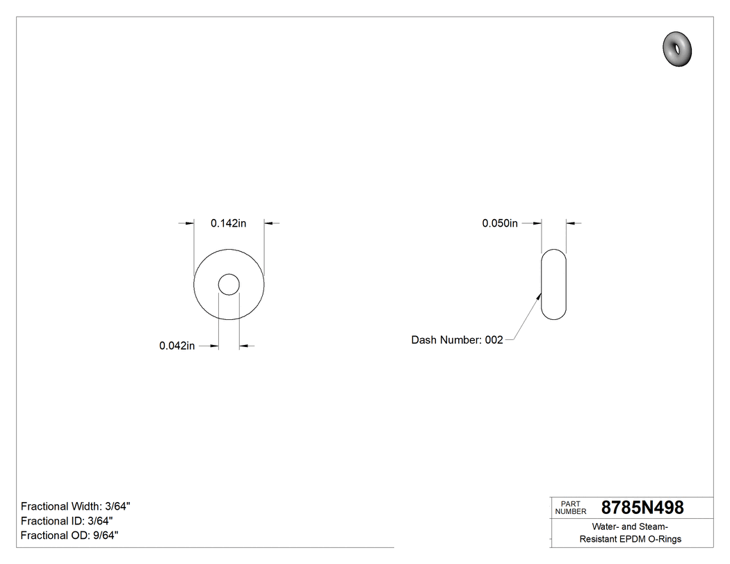 Technical drawing - 8785N498